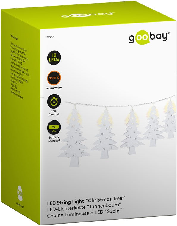 10 LED fairy lights "Christmas tree"