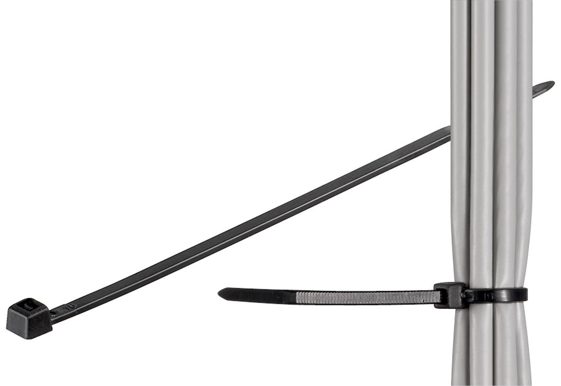 Cable ties, UV and weatherproof nylon
