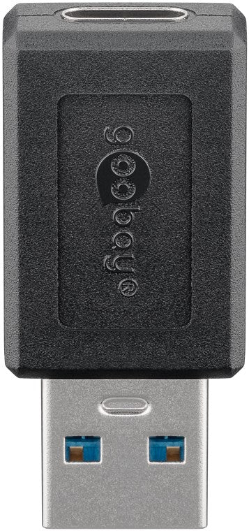 USB 3.0 SuperSpeed adaptör USB-A - USB-C™, siyah