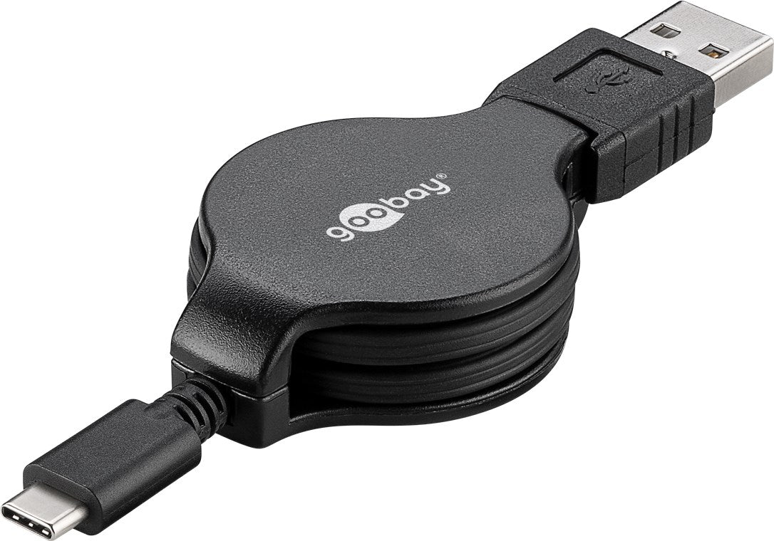 USB-C™ charging and synchronization cable, extendable