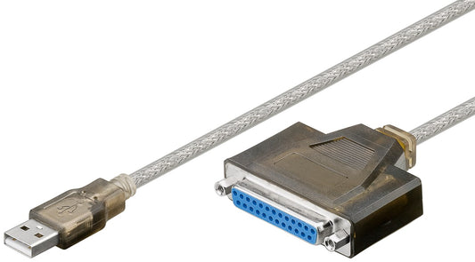 USB printer cable transparent