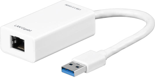 USB-A-Ethernet-Adapter, weiß
