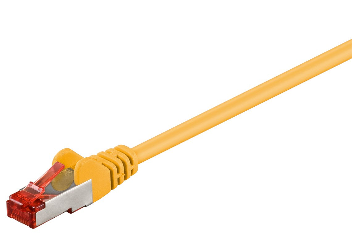 CAT 6 patch cable, S/FTP (PiMF), yellow