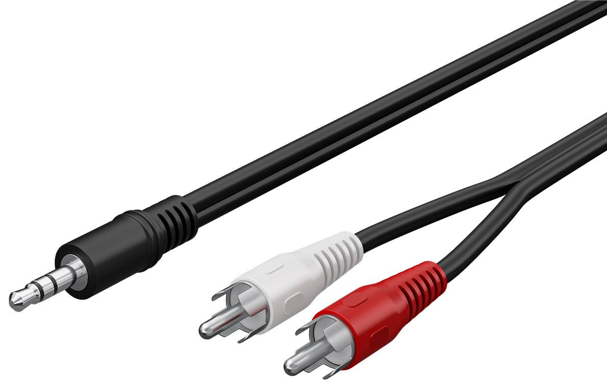 Audio Adapterkabel AUX, 3,5mm Klinke zu Stereo Cinch-Stecker