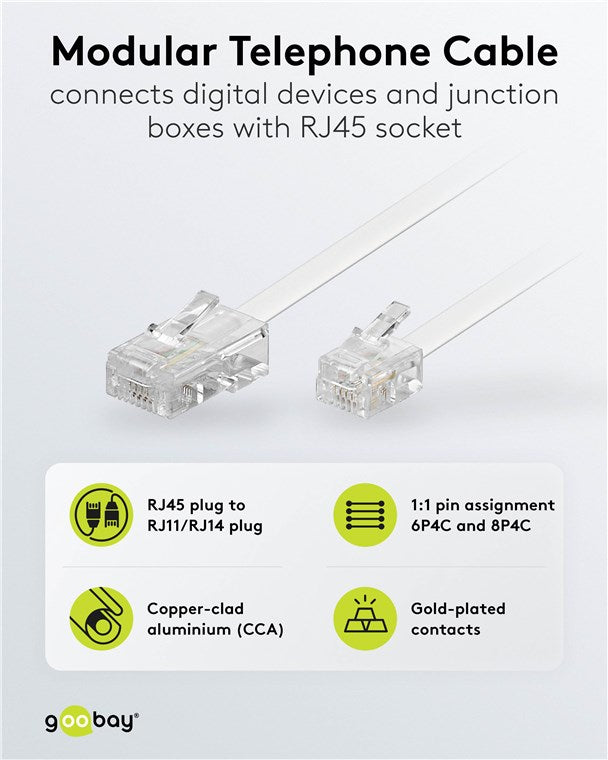 Telefonkabel (Modularkabel/Westernkabel)