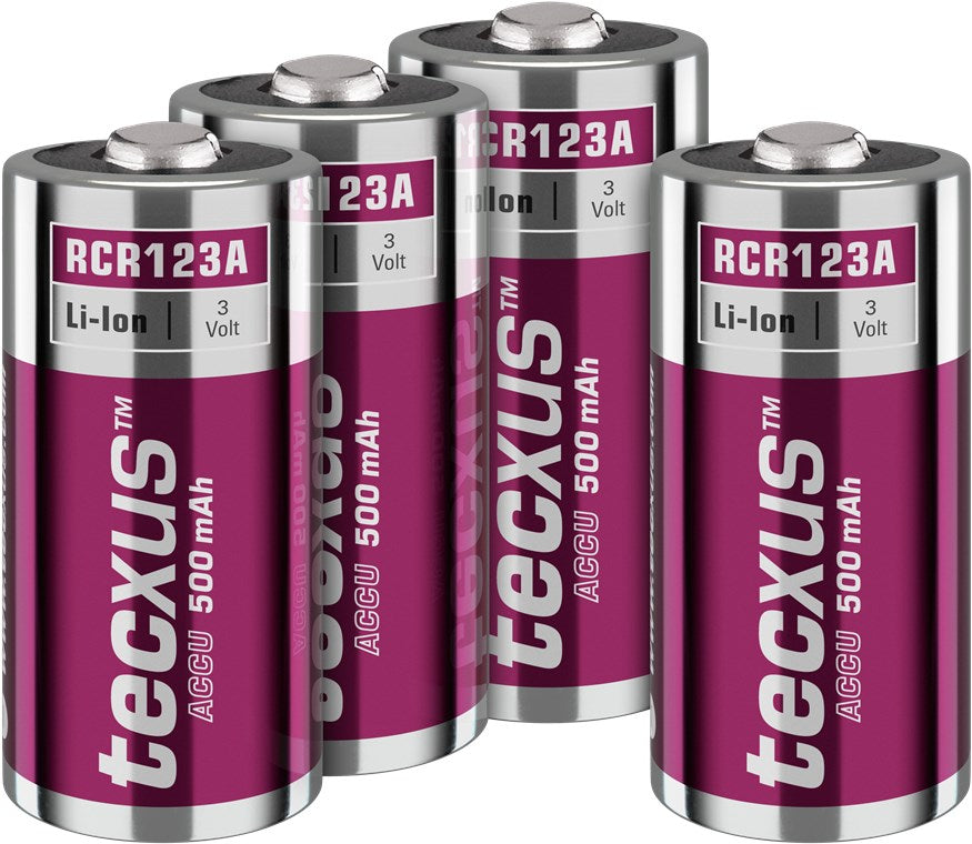 RCR123 Akku - 500 mAh, 1 Stk. im Karton