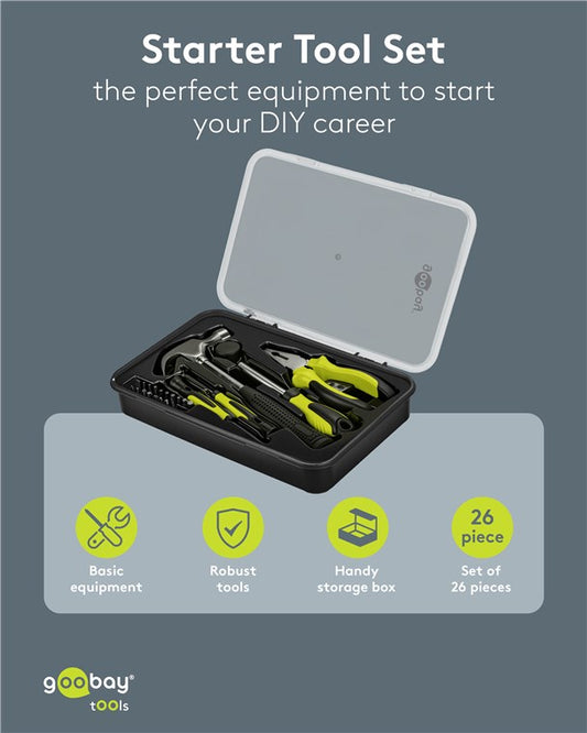 Werkzeug-Set Starter, 26-tlg.