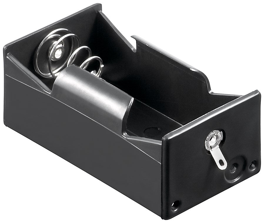 1x D (Mono) battery holder