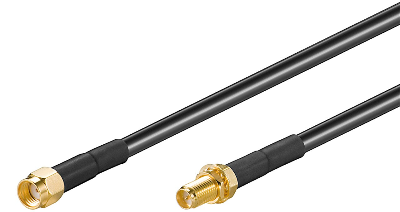 Antenna extension cable for WLAN devices (2.4 GHz + 5 GHz)