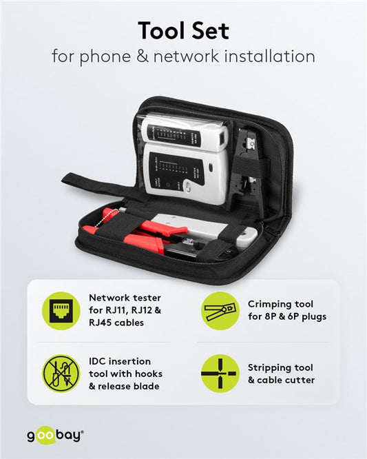 Telephone and network installation tool kit