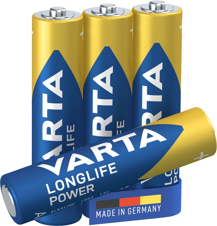 Varta Longlife Micro AAA Battery 4703 LR03 Big Box (12pcs) Ordina Su - Foto 6
