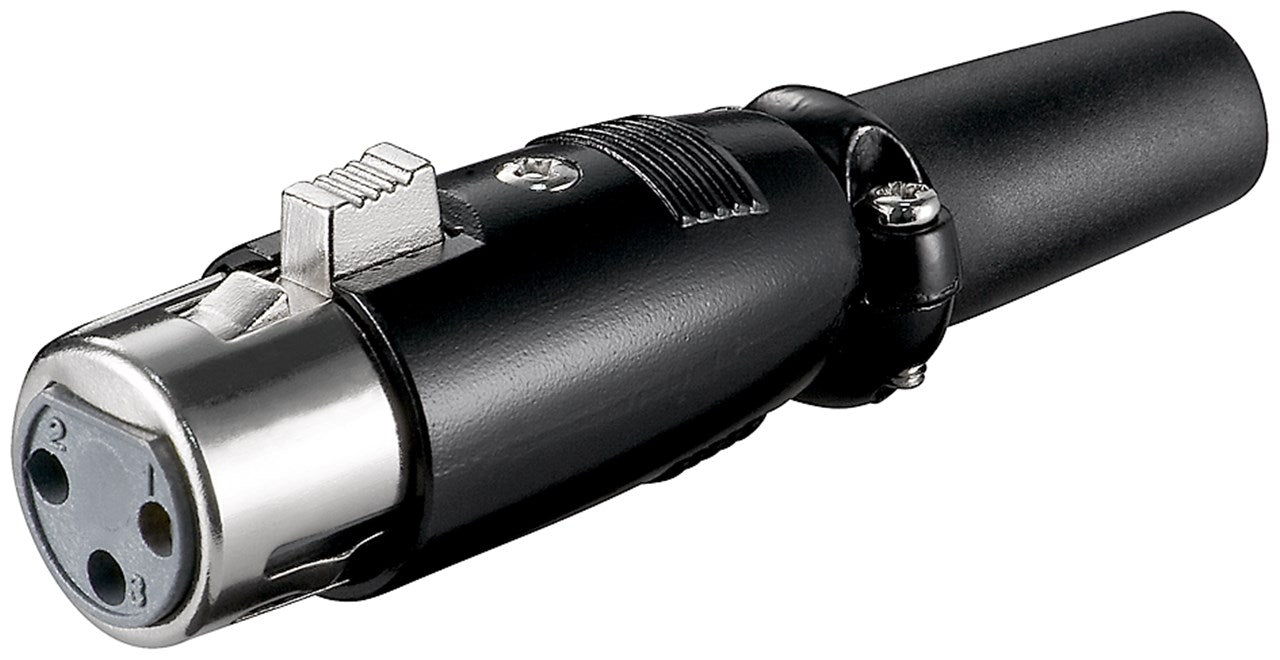 Mikrofonkupplung, XLR-Buchse (3-Pin)
