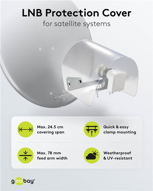 LNB-Wetterschutzhaube für Satellitenanlagen