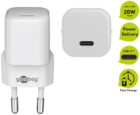 Lightning/USB-C™ PD-Ladeset Nano (20 W)