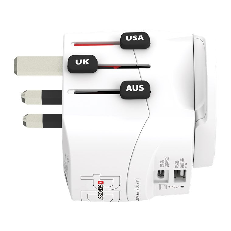 Reiseadapter PRO Light USB AC45PD