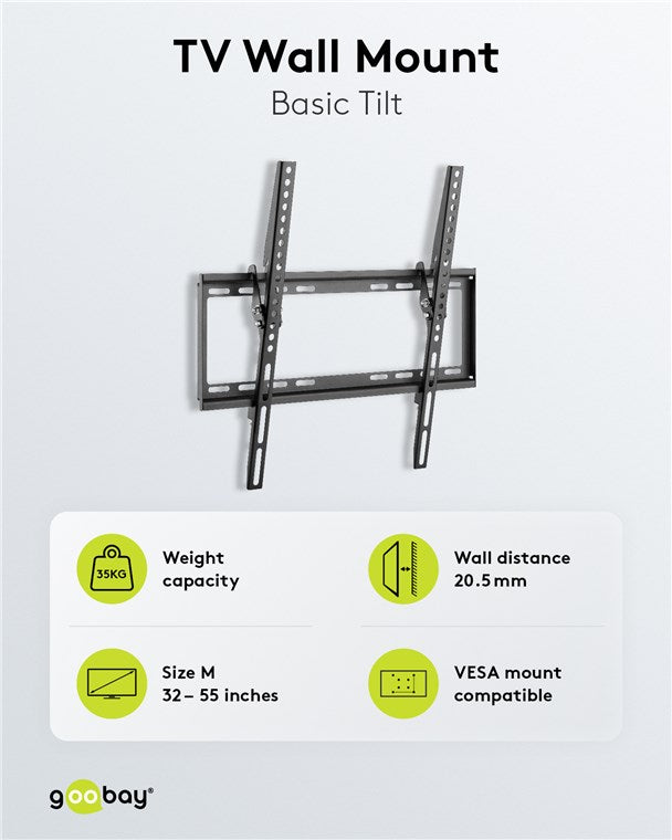 TV-Wandhalterung Basic TILT (M)
