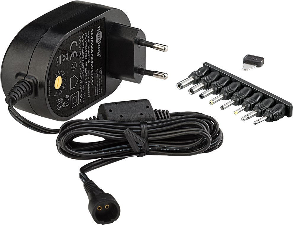 Universal power supply (3 V - 12 V max. 27 W / 2.25 A)