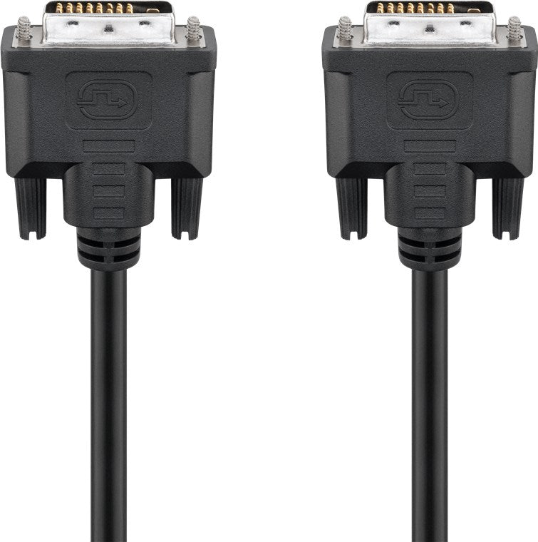 DVI-D Full HD-Kabel Dual Link, Nickel