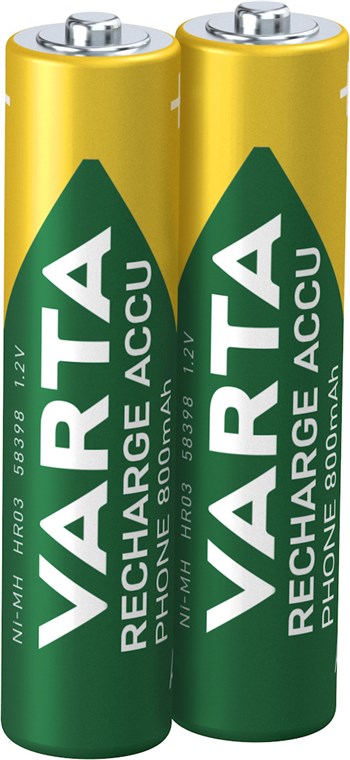 AAA (Micro)/HR03 (58398) battery - 800 mAh, 2 pcs. blister
