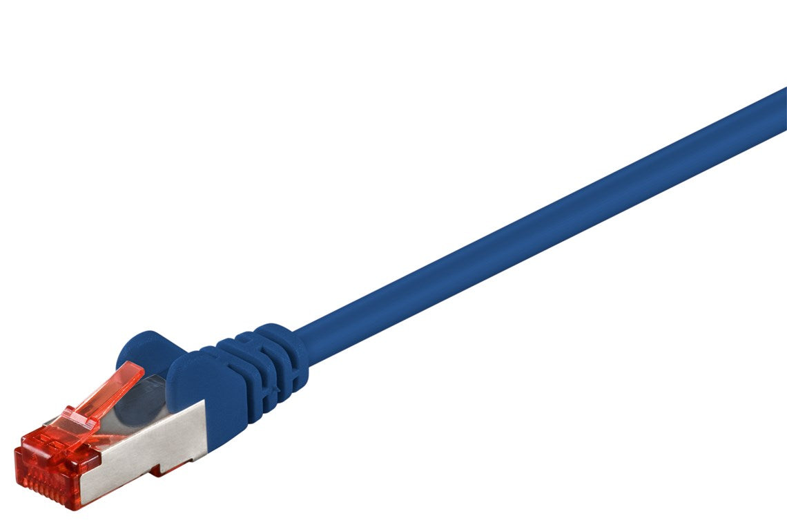 CAT 6 patch cable, S/FTP (PiMF), blue