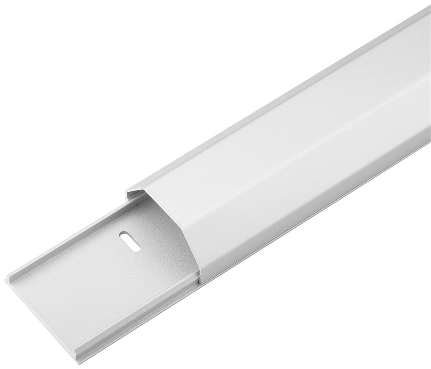 Half-round aluminum cable duct