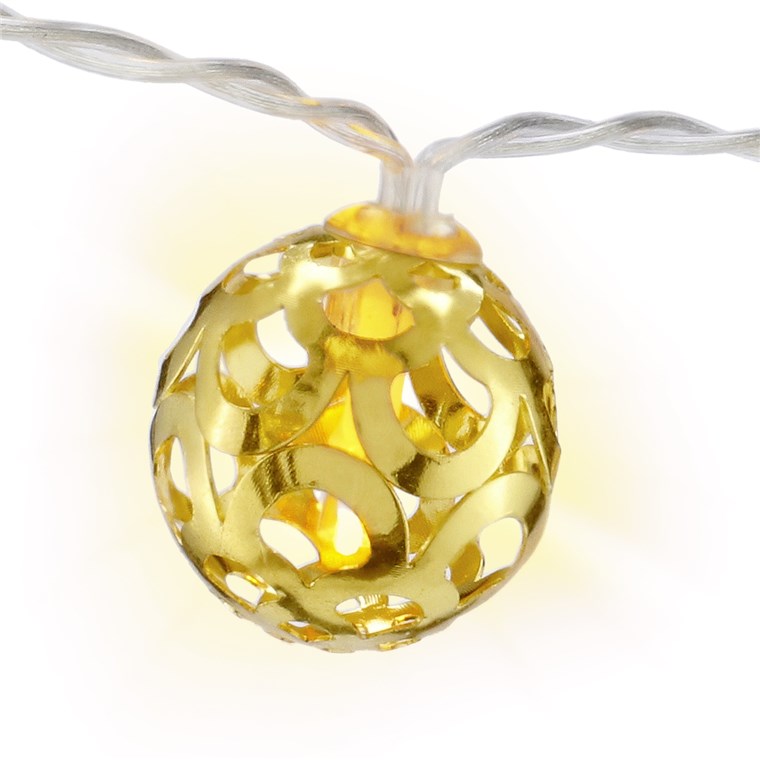 10 LED fairy lights "Ornaments"