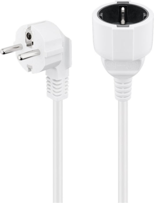 Extension cable protective contact, white