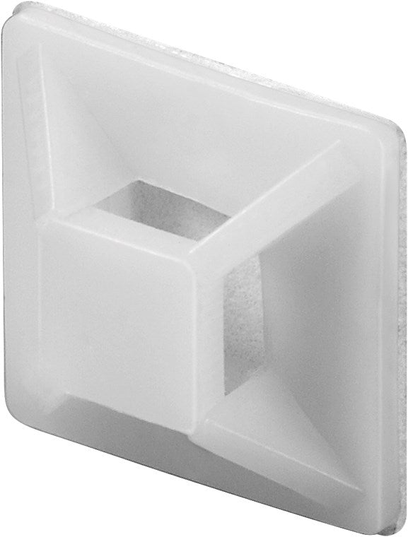Cable tie holder, self-adhesive