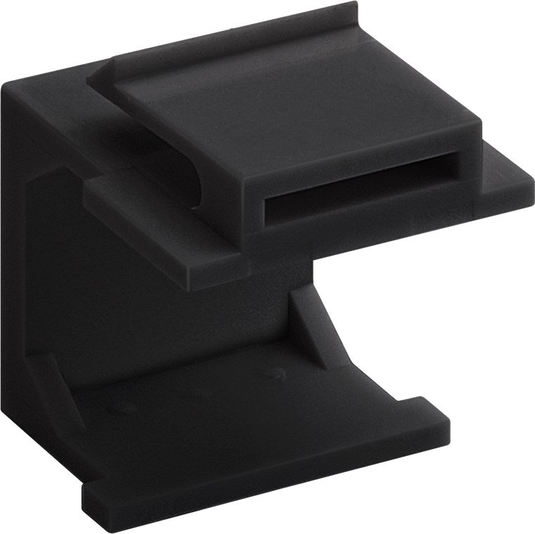 Keystone-Abdeckung (4-er Pack), schwarz
