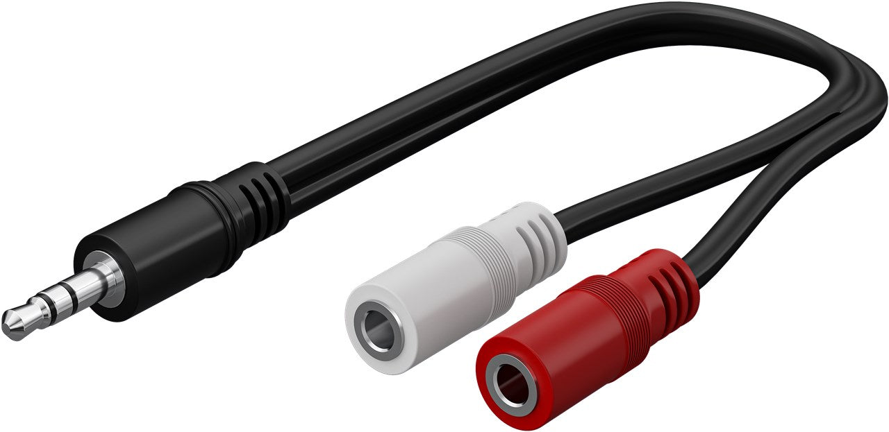 Audio Y-Kabeladapter 3,5mm (mono)