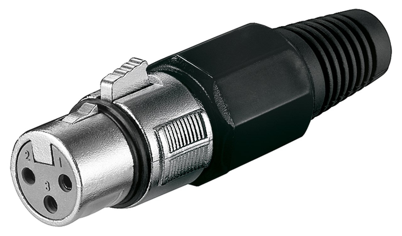 Mikrofonkupplung, XLR-Buchse (3-Pin)