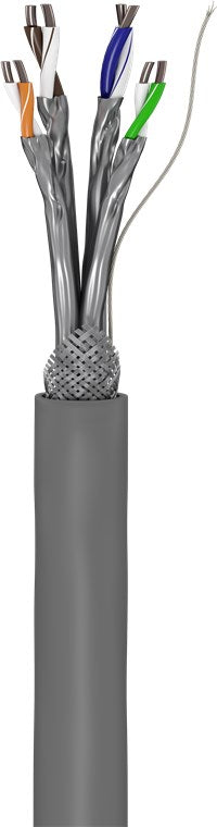 CAT 6 Netzwerkkabel, S/FTP (PiMF), grau