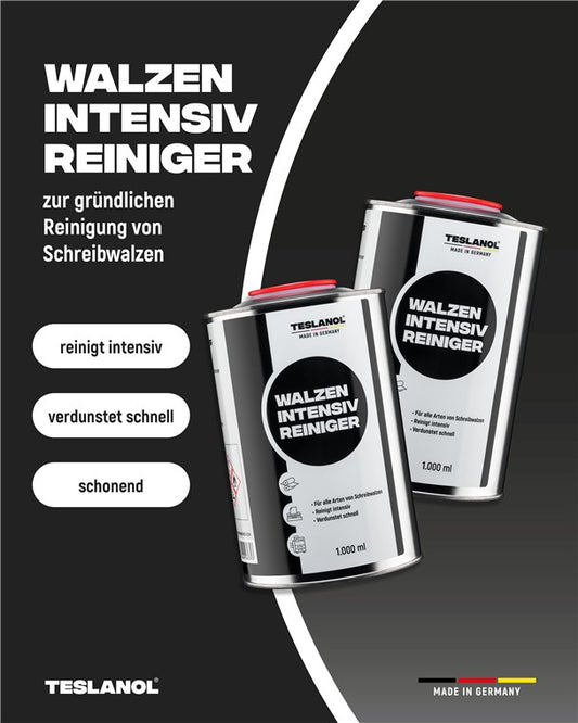 Intensive roller cleaner