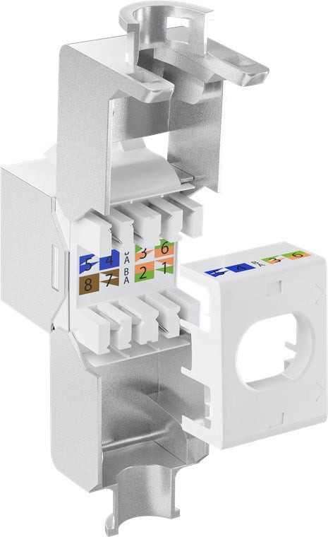 Keystone modülü RJ45 CAT 6A, STP, ince hat