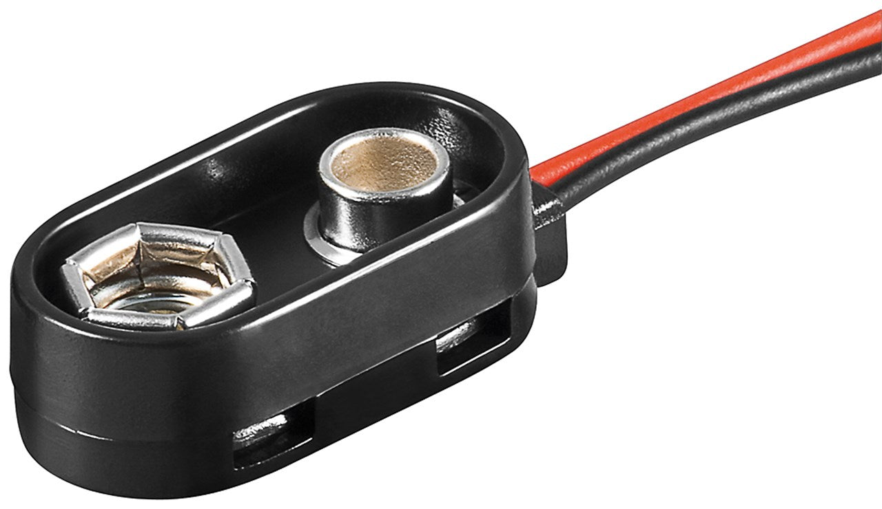 1x 9V block battery clip