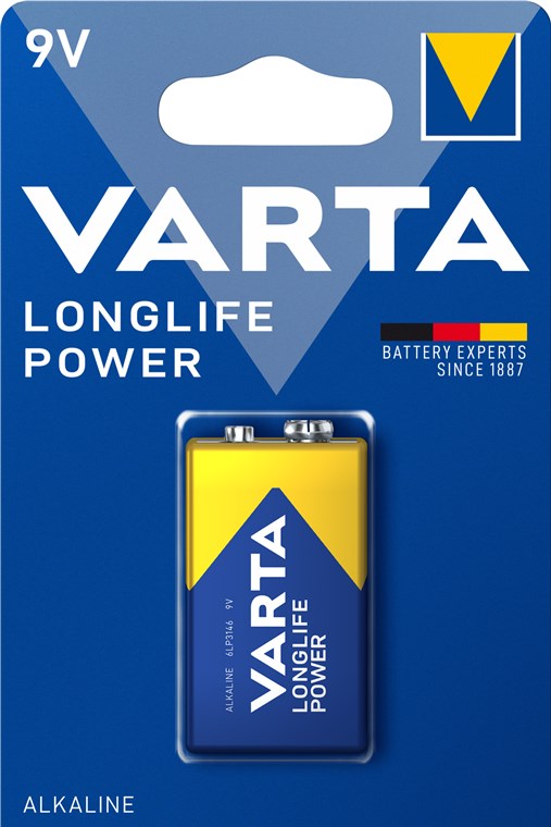 6LR61/6LP3146/9 V block (4922) battery, 1 piece blister