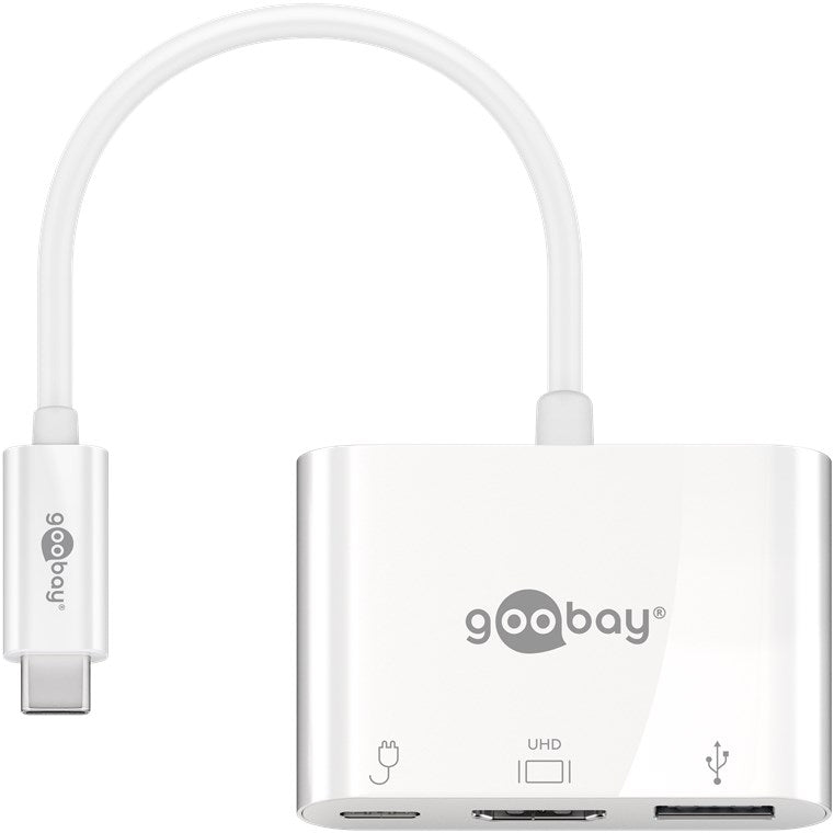 USB-C™ multiport adapter HDMI, PD, white