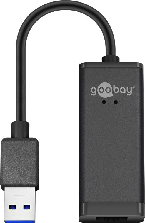 USB 3.0 Gigabit Ethernet ağ dönüştürücü, siyah