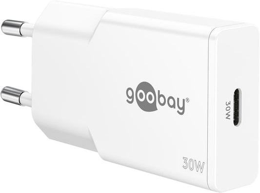 USB-C™ PD GaN Schnellladegerät Slim (30 W) weiß