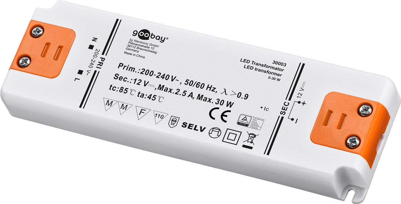 LED transformer 12 V/30 W