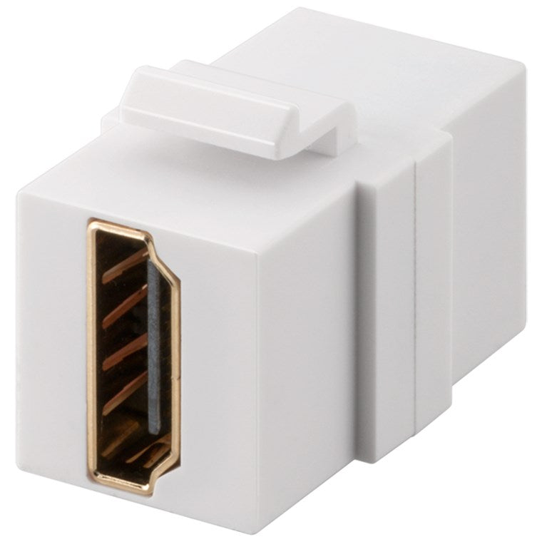 Keystone module with HDMI™ double socket, 4K @ 60 Hz