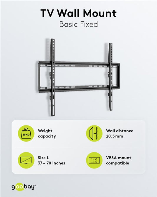TV-Wandhalterung Basic FIXED (L)