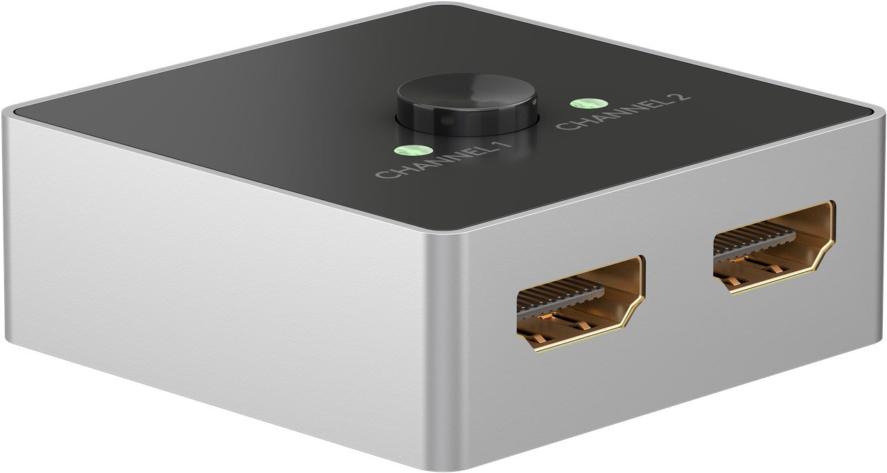 Manual HDMI™ switch box 2 to 1 (4K @ 60 Hz)