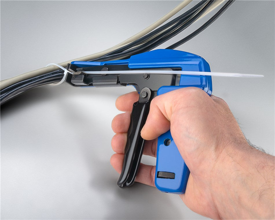 Cable tie tensioning tool