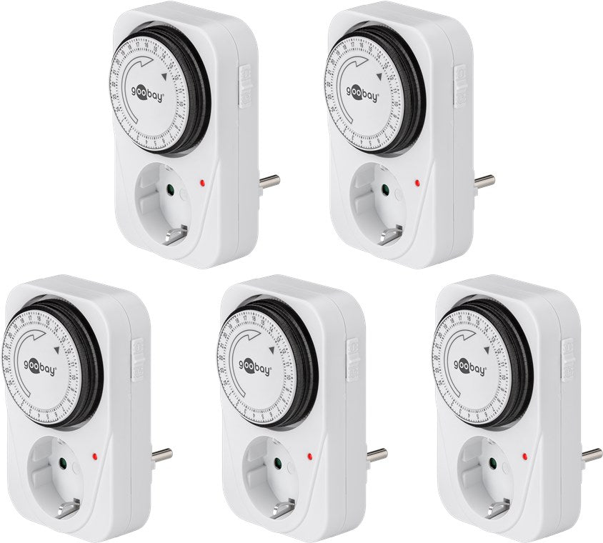 Set of 5, analogue timer