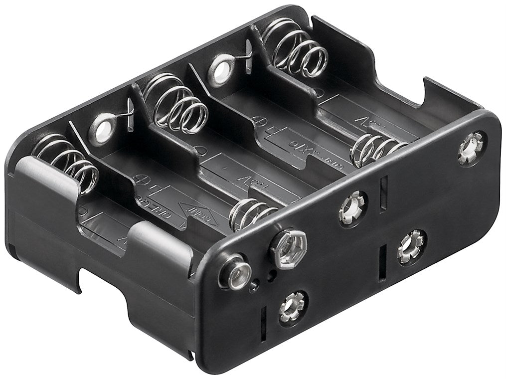 10x AA (Mignon) battery holder