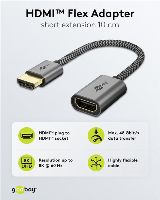 Ultra High-Speed HDMI™-Flexadapter