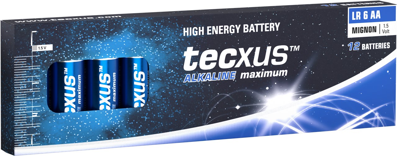 LR6/AA (Mignon) Batterie, 12 Stk. Box