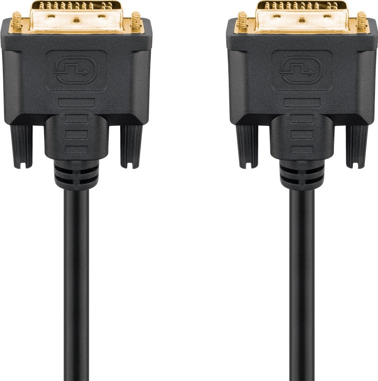 DVI-I Full HD cable Dual Link, gold-plated