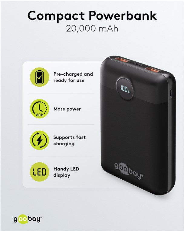Powerbank 20.000 mAh